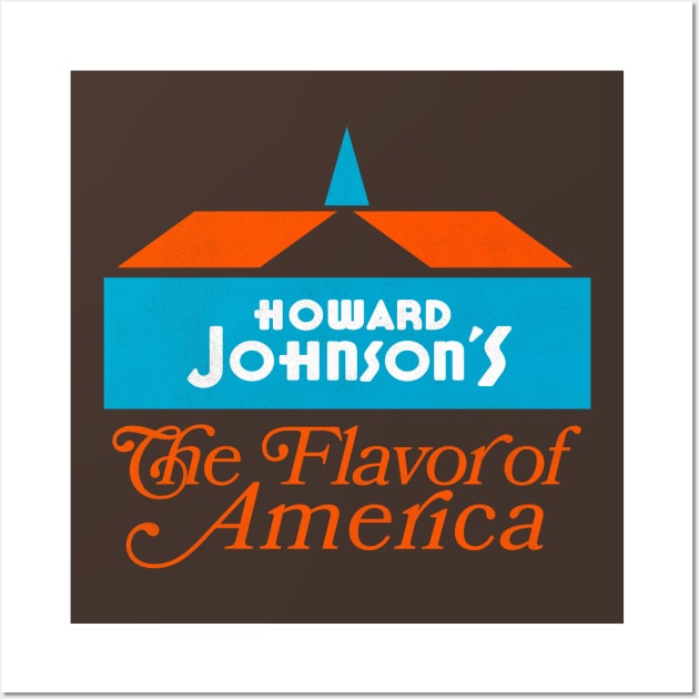 Howard Johnson's Flavor of America Wall Art by carcinojen